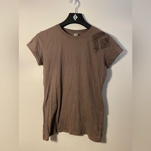 Black Diamond | Ladies Size Medium | Brown Short Sleeve Tee | Mechanical BD Logo